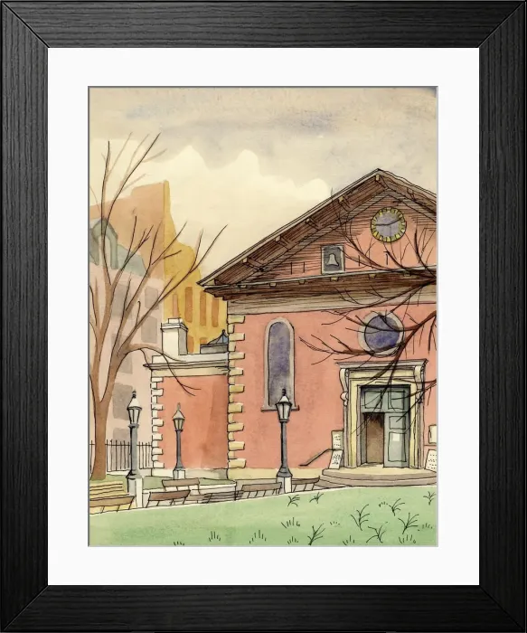 Framed Print : St Pauls Church, Covent Garden, c1951. Creator: Shirley Markham Framed Print : St Pauls Church, Covent Garden, c1951. Creator: Shirley Markham