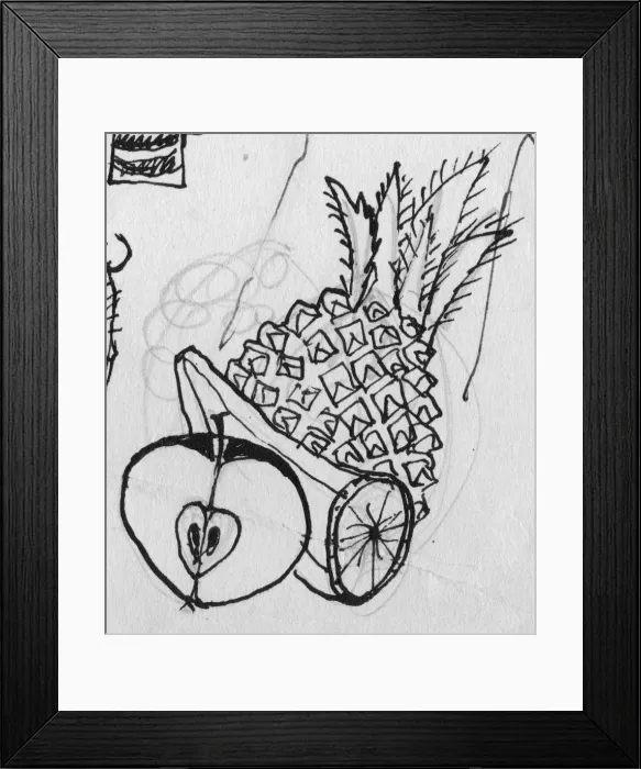 Framed Print : Fruit, c1950. Creator: Shirley Markham Framed Print : Fruit, c1950. Creator: Shirley Markham