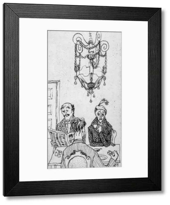 Framed Print : Cafe in Piccadilly Circus?, 1952. Creator: Shirley Markham Framed Print : Cafe in Piccadilly Circus?, 1952. Creator: Shirley Markham