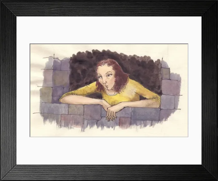 Framed Print : Grumpy woman, c1950. Creator: Shirley Markham Framed Print : Grumpy woman, c1950. Creator: Shirley Markham