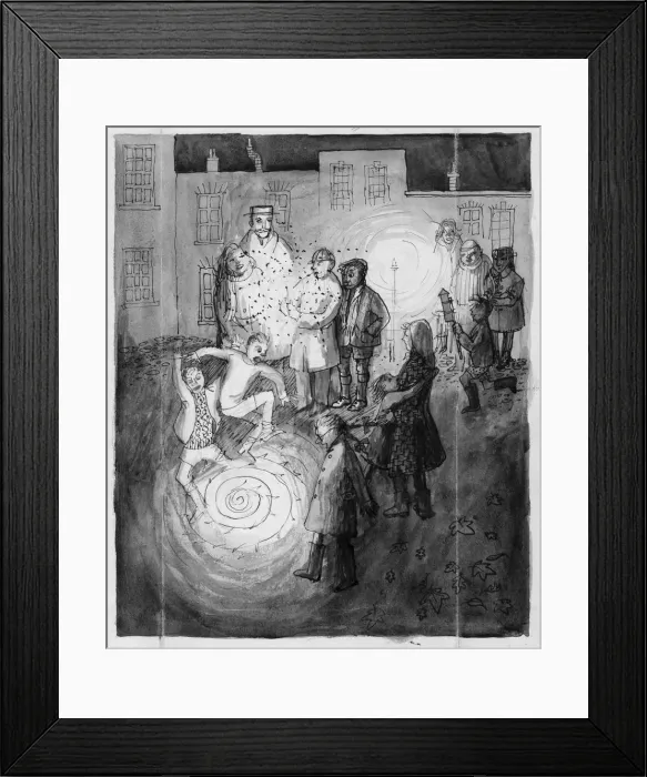 Framed Print : Fireworks, 1952. Creator: Shirley Markham Framed Print : Fireworks, 1952. Creator: Shirley Markham