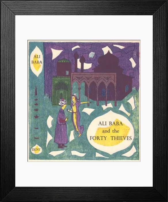 Framed Print : Ali Baba and the Forty Thieves, c1950. Creator: Shirley Markham Framed Print : Ali Baba and the Forty Thieves, c1950. Creator: Shirley Markham