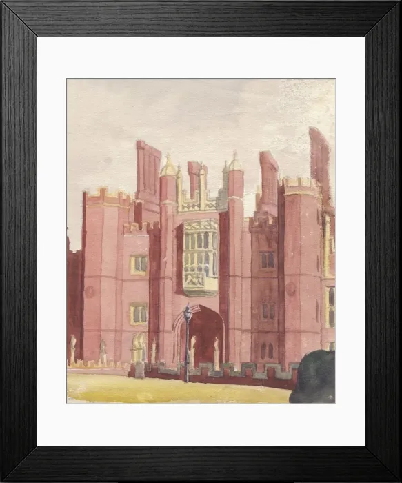 Framed Print : Hampton Court Palace, 1951. Creator: Shirley Markham Framed Print : Hampton Court Palace, 1951. Creator: Shirley Markham