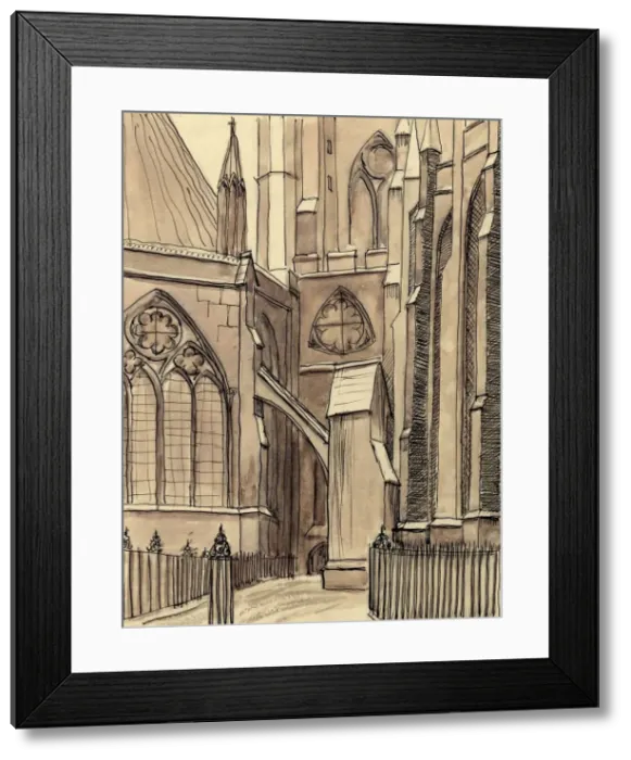 Framed Print : The Chapter House, Westminster Abbey, London, c1950. Creator: Shirley Markham Framed Print : The Chapter House, Westminster Abbey, London, c1950. Creator: Shirley Markham