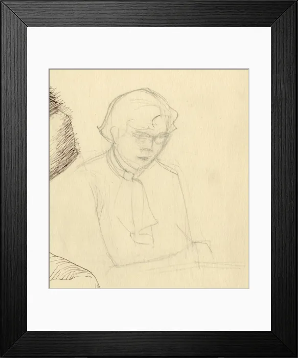 Framed Print : Study of a woman, c1951. Creator: Shirley Markham
