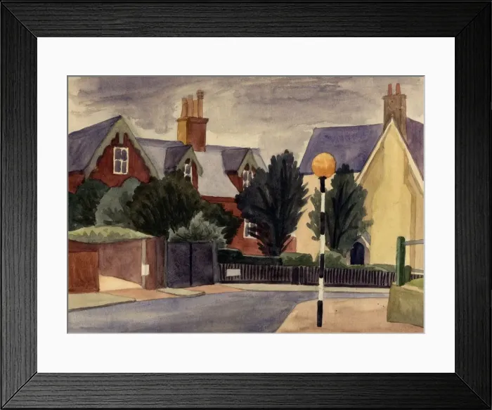 Framed Print : Belisha beacon, c1951. Creator: Shirley Markham Framed Print : Belisha beacon, c1951. Creator: Shirley Markham