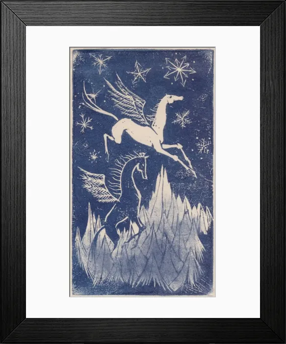 Framed Print : Pegasus, c1950. Creator: Shirley Markham Framed Print : Pegasus, c1950. Creator: Shirley Markham
