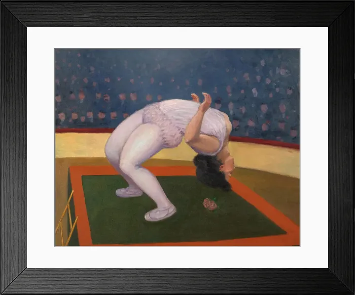 Framed Print : Female acrobat, 1910 Framed Print : Female acrobat, 1910