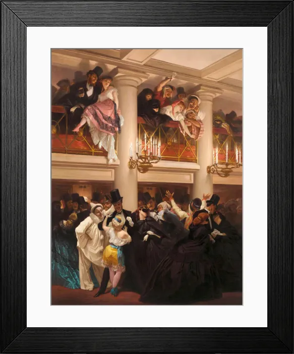 Framed Print : Le bal de l Opera (Ball at the Opera), 1866 Framed Print : Le bal de l Opera (Ball at the Opera), 1866