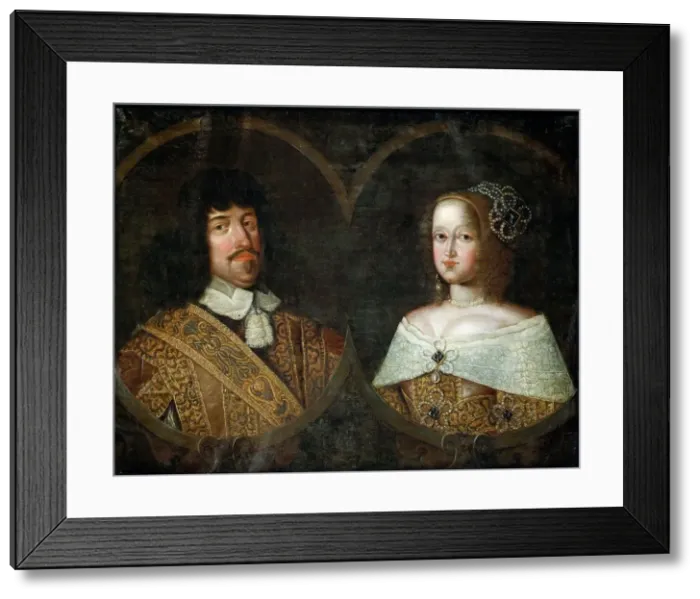 Framed Print : Portrait of King Frederick III of Denmark (1609-1670) and Sophie Amalie (1670-1710) Framed Print : Portrait of King Frederick III of Denmark (1609-1670) and Sophie Amalie (1670-1710)