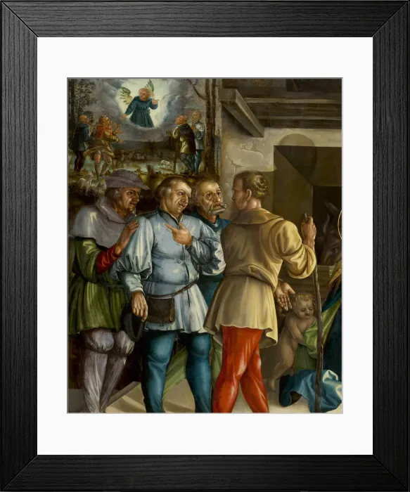 Framed Print : The Adoration of the Shepherds, 1531 Framed Print : The Adoration of the Shepherds, 1531