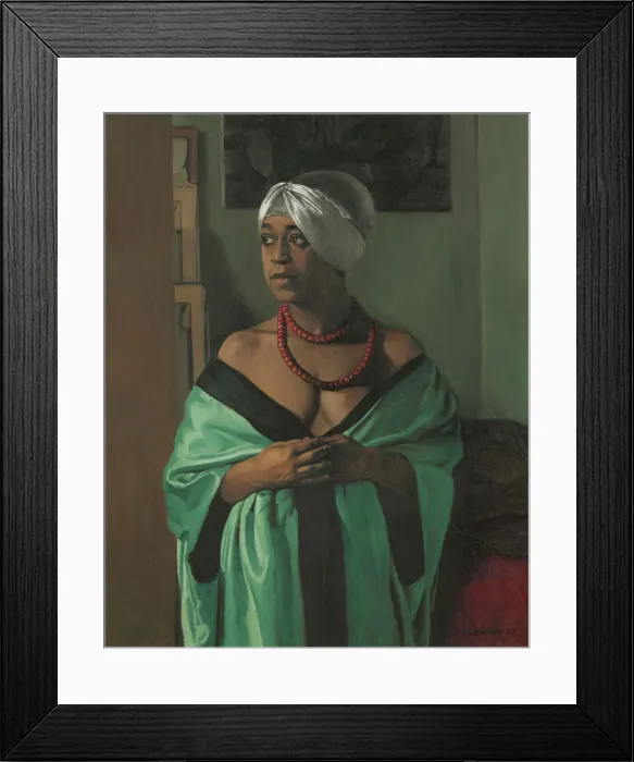 Framed Print : Aicha, 1922 Framed Print : Aicha, 1922
