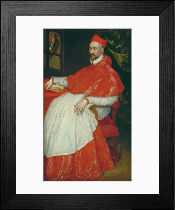 Framed Print : Portrait of Charles de Guise, cardinal of Lorraine, archbishop of Reims, 1572 Framed Print : Portrait of Charles de Guise, cardinal of Lorraine, archbishop of Reims, 1572