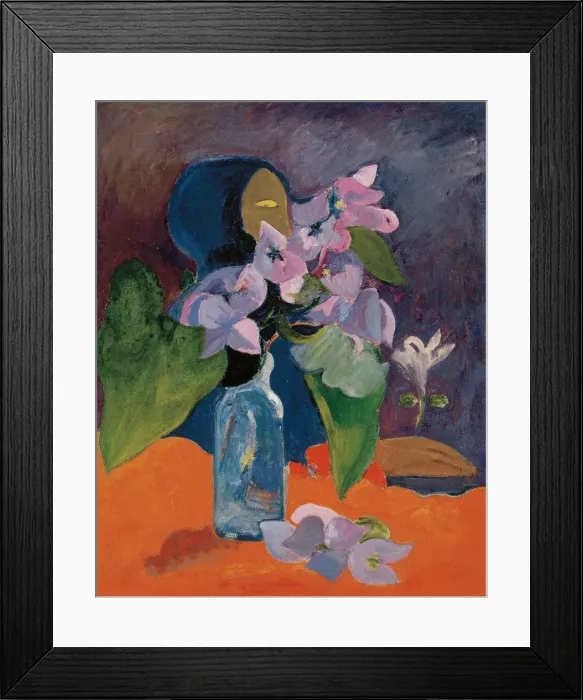 Framed Print : Still Life with Flowers and Idol, ca 1892 Framed Print : Still Life with Flowers and Idol, ca 1892