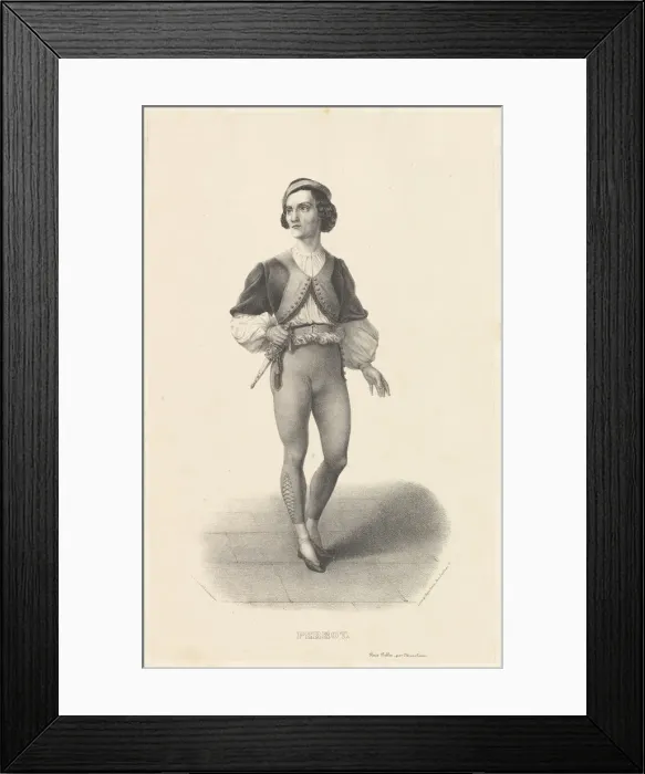 Framed Print : Portrait of the dancer and choreographer Jules Perrot (1810-1892), 1840s Framed Print : Portrait of the dancer and choreographer Jules Perrot (1810-1892), 1840s