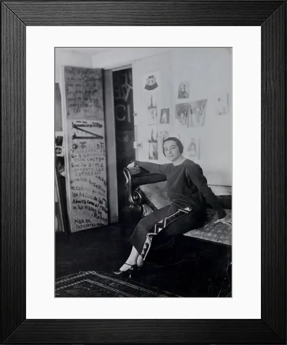 Framed Print : Sonia Delaunay in the Delaunays apartment, Boulevard Malesherbes, Paris, 1924 Framed Print : Sonia Delaunay in the Delaunays apartment, Boulevard Malesherbes, Paris, 1924