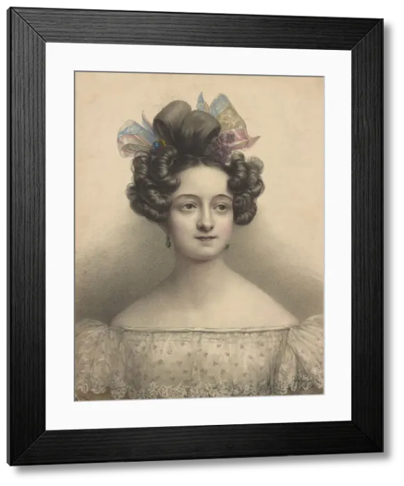 Framed Print : Portrait of the ballerina Marie Taglioni (1804-1884), 1830-1840s Framed Print : Portrait of the ballerina Marie Taglioni (1804-1884), 1830-1840s