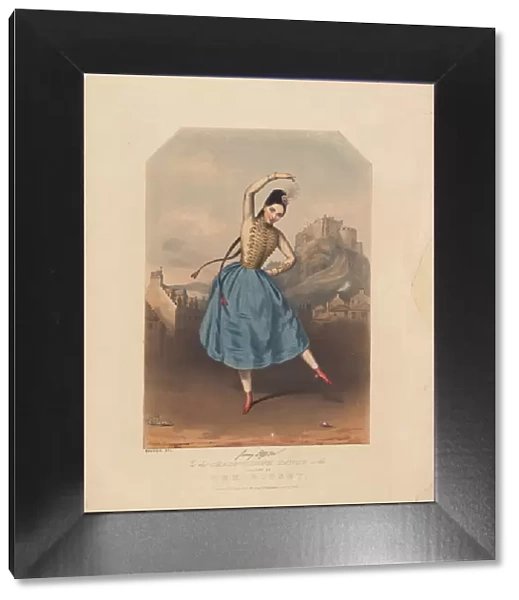 Krakowiak, danced by Fanny Elssler (1810-1884) in ballet La Gipsy, c1840
