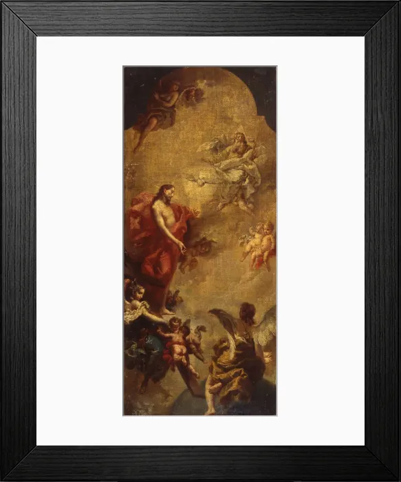 Framed Print : The Holy Trinity, 1740 Framed Print : The Holy Trinity, 1740