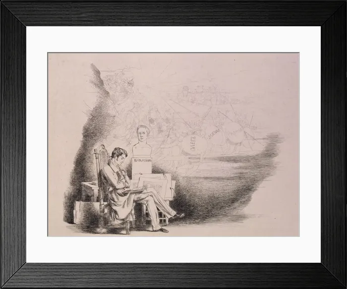 Framed Print : Self-Portrait, 1832 Framed Print : Self-Portrait, 1832