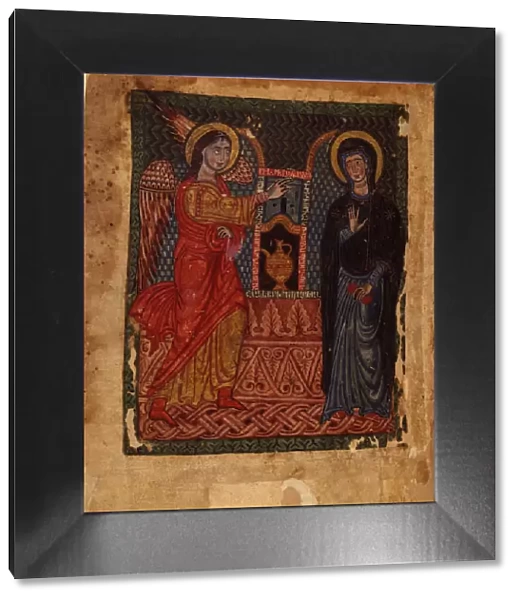 The Annunciation (Manuscript illumination from the Matenadaran Gospel), 1378