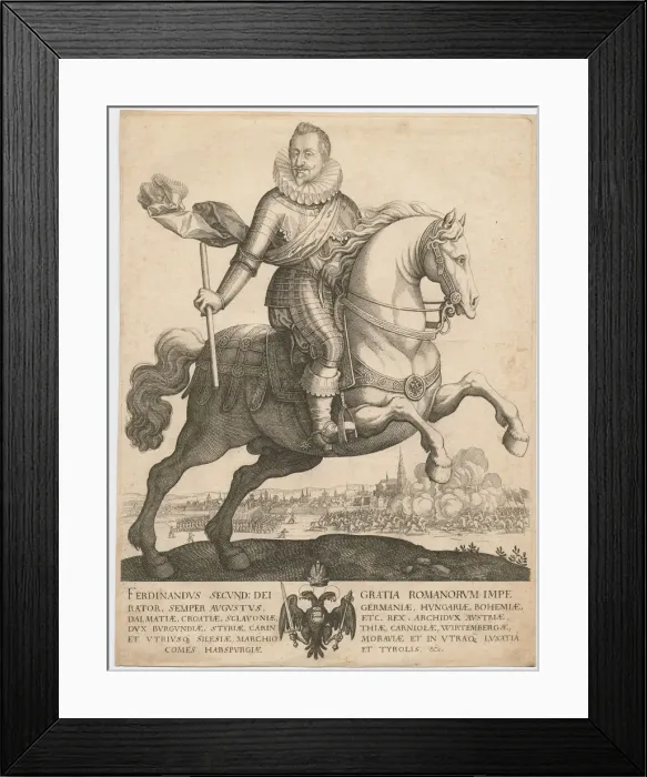Framed Print : Portrait of Ferdinand II (1578-1637), Holy Roman Emperor, 1630 Framed Print : Portrait of Ferdinand II (1578-1637), Holy Roman Emperor, 1630