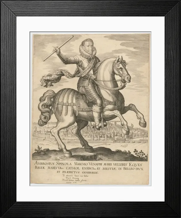 Framed Print : Portrait of Ambrosio Spinola (1569-1630), 1630 Framed Print : Portrait of Ambrosio Spinola (1569-1630), 1630