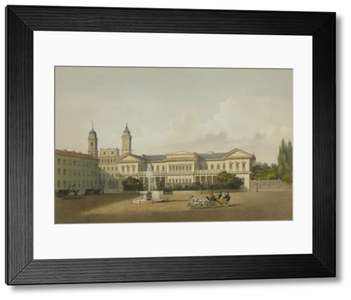 Framed Print : Palace of the Governor-General of Lithuania (Presidential Palace) in Vilnius, c1850 Framed Print : Palace of the Governor-General of Lithuania (Presidential Palace) in Vilnius, c1850
