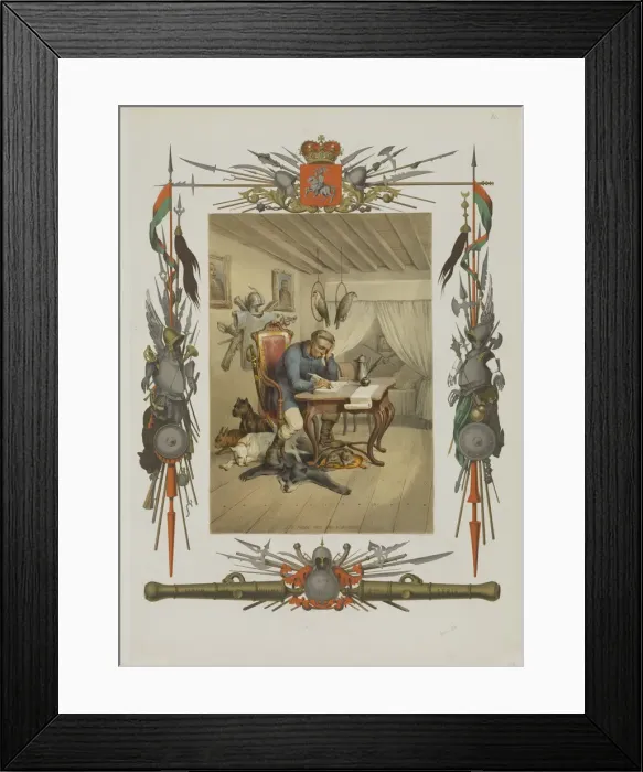 Framed Print : Portrait of Jan Chryzostom Pasek (c1636-1701), c1850 Framed Print : Portrait of Jan Chryzostom Pasek (c1636-1701), c1850