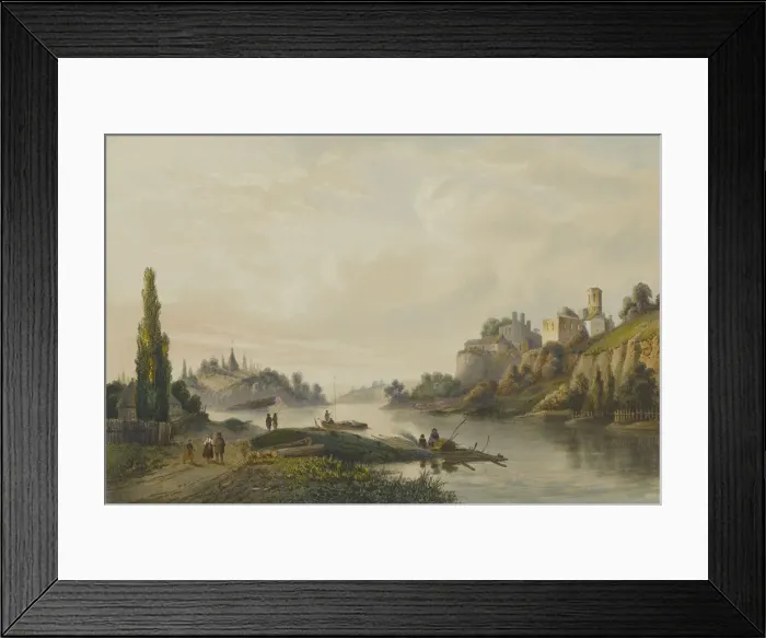 Framed Print : Ruins of Korets Castle, Volhynia, 1847-1852 Framed Print : Ruins of Korets Castle, Volhynia, 1847-1852