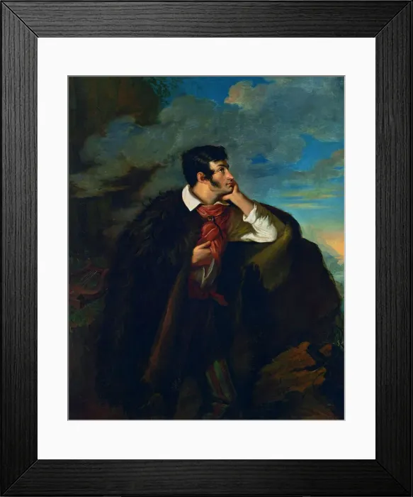 Framed Print : Portrait of the poet Adam Mickiewicz (1798-1855) on the Ayu-Dag Mountain, 1828 Framed Print : Portrait of the poet Adam Mickiewicz (1798-1855) on the Ayu-Dag Mountain, 1828