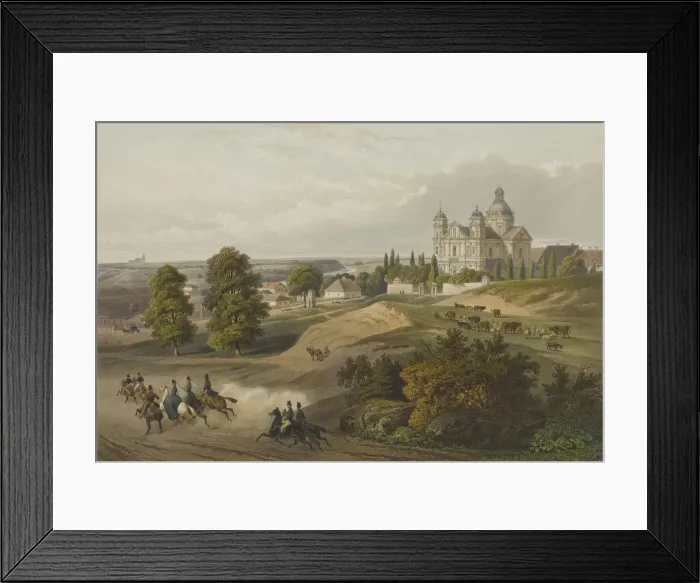 Framed Print : Antakalnis (The place on hills), suburb of Vilnius City, 1847-1852 Framed Print : Antakalnis (The place on hills), suburb of Vilnius City, 1847-1852