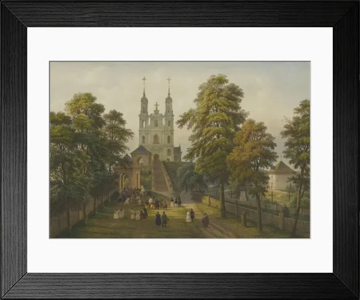 Framed Print : Holy Name of Mary Church in Kalvarija, 1847-1852 Framed Print : Holy Name of Mary Church in Kalvarija, 1847-1852