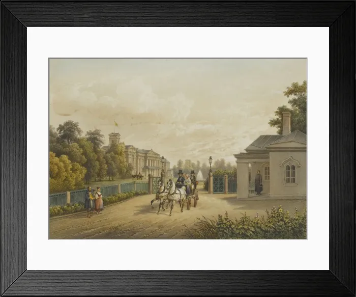 Framed Print : Verkiai Palace, 1847-1852 Framed Print : Verkiai Palace, 1847-1852