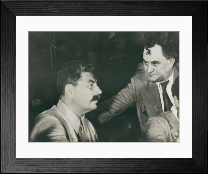 Framed Print : Stalin and Maxim Litvinov, 1935 Framed Print : Stalin and Maxim Litvinov, 1935