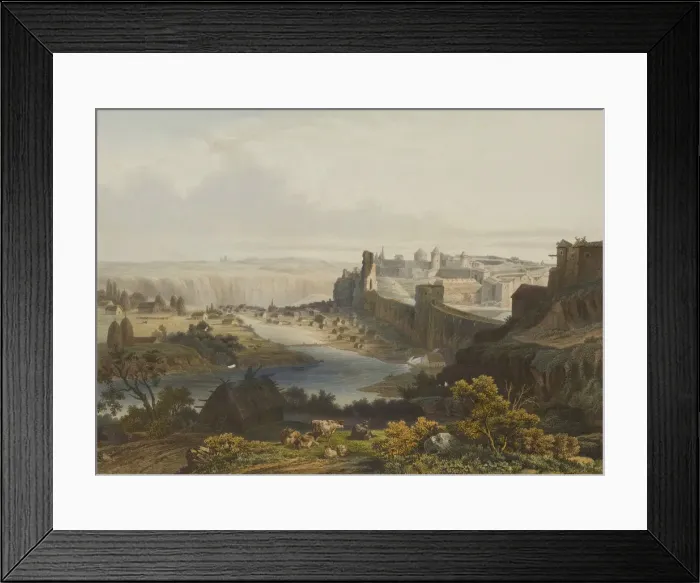 Framed Print : Kamianets-Podilskyi, Podolia, 1847 Framed Print : Kamianets-Podilskyi, Podolia, 1847