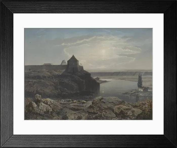 Framed Print : Zhvanets (Zwaniec), Podolia, 1850 Framed Print : Zhvanets (Zwaniec), Podolia, 1850