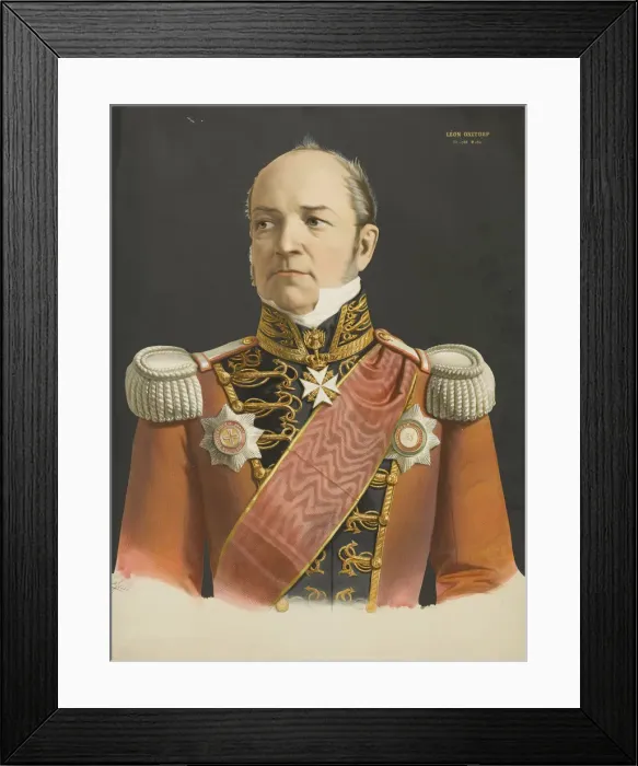 Framed Print : Portrait of Leon Osztorp (1786-1851), 1847 Framed Print : Portrait of Leon Osztorp (1786-1851), 1847