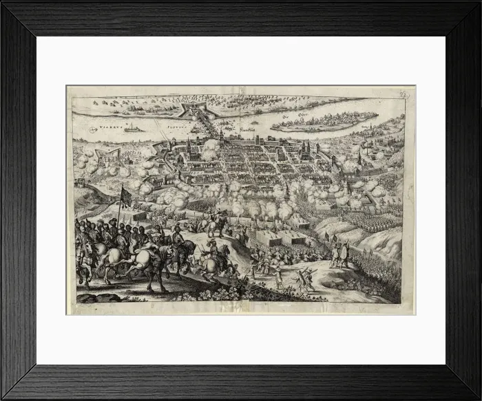 Framed Print : The Siege of Frankfurt an der Oder by Swedes on April 1631, 1631-1640 Framed Print : The Siege of Frankfurt an der Oder by Swedes on April 1631, 1631-1640