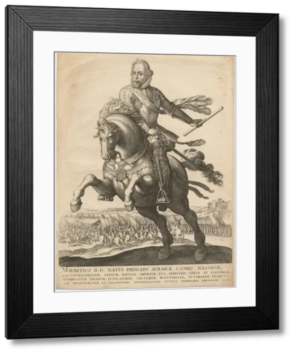Framed Print : Portrait of Prince Maurice of Orange (1567-1625), 1630 Framed Print : Portrait of Prince Maurice of Orange (1567-1625), 1630