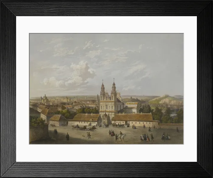 Framed Print : The Mission Church in Vilnius, 1847 Framed Print : The Mission Church in Vilnius, 1847