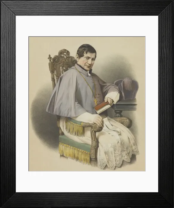 Framed Print : Portrait of the Archbishop Waclaw Zylinski (1803-1863), 1847 Framed Print : Portrait of the Archbishop Waclaw Zylinski (1803-1863), 1847