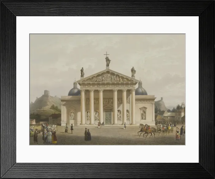 Framed Print : The Cathedral Basilica of St Stanislaus and St Ladislaus of Vilnius, 1847 Framed Print : The Cathedral Basilica of St Stanislaus and St Ladislaus of Vilnius, 1847
