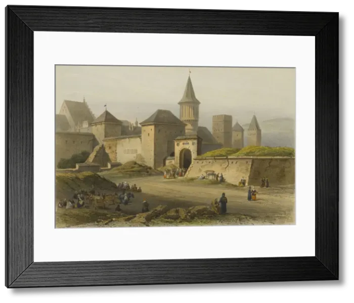 Framed Print : Krakow Slawkowska Gate (Brama Slawkowska), c1850 Framed Print : Krakow Slawkowska Gate (Brama Slawkowska), c1850