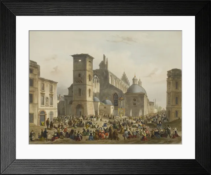 Framed Print : The Basilica of Holy Trinity, Krakow, c1850 Framed Print : The Basilica of Holy Trinity, Krakow, c1850