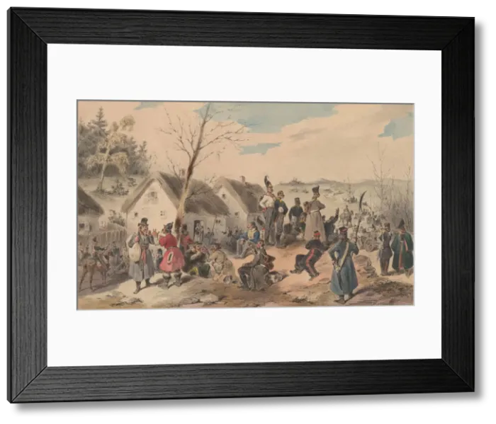Framed Print : Russian prisoners, 1835
