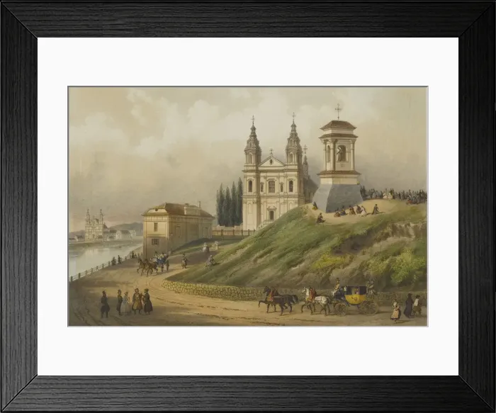 Framed Print : Snipiskes, suburb of Vilnius, 1847-1852 Framed Print : Snipiskes, suburb of Vilnius, 1847-1852