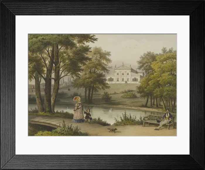 Framed Print : The Tuskulenai Manor, 1847-1852 Framed Print : The Tuskulenai Manor, 1847-1852