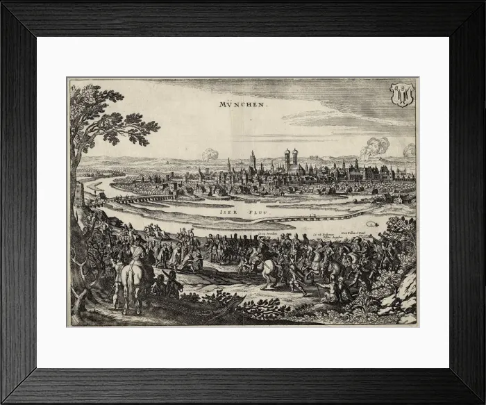 Framed Print : City Key Handover by the Munich mayor to King Gustav II Adolf of Sweden, 1632, 1632-1636 Framed Print : City Key Handover by the Munich mayor to King Gustav II Adolf of Sweden, 1632, 1632-1636