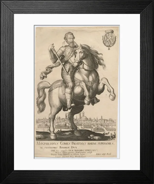 Framed Print : Portrait of Maximilian I, Elector of Bavaria (1573-1651), 1630 Framed Print : Portrait of Maximilian I, Elector of Bavaria (1573-1651), 1630